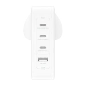 Belkin WCH014MYWH BELKIN BOOSTCHRG 140W GAN WC 3PIN TIP