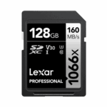 128GB - Lexar® Professional 1066x SDXC™ UHS-I Card SILVER Series