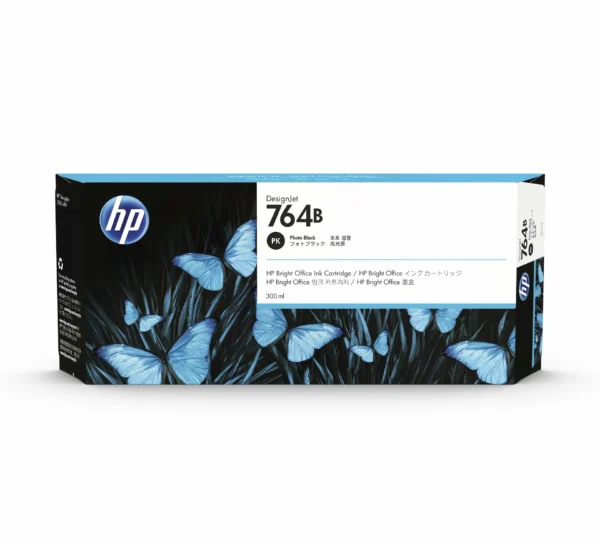 Hp 3WX41A HP 764B 300ml Photo Black Ink Cartridge