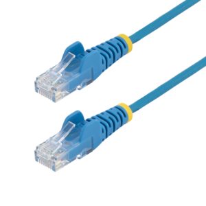 Startech.Com N6PAT300CMBLS Cable - Blue Slim CAT6 Patch Cord 3m
