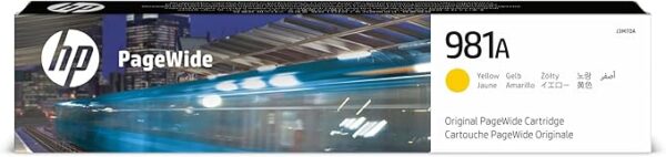 Hp J3M70A 981A YELLOW PAGEWIDE CRTG