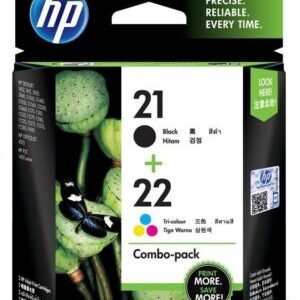 Hp CC630AA 21/22 COMBO PACK INK CART CC630AA