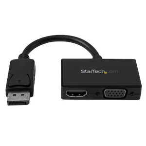 Startech.Com DP2HDVGA Travel A/V adapter: DP to VGA / HDMI