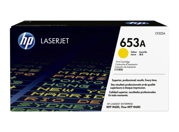 Hp CF322A 653A YELLOW LJ TONER CART CF322A