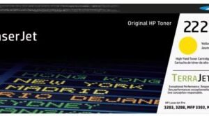 Hp W2222X HP 222X Ylw LaserJet Toner Cartridge