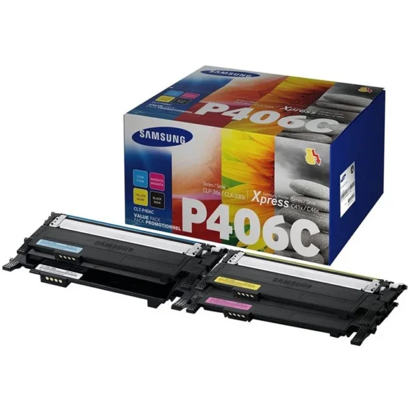 Hp SU377A Samsung CLT-P406C 4-pk CYMK Toner Crtg