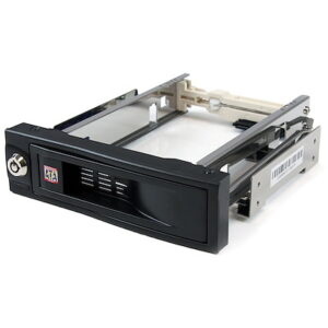 Startech.Com HSB100SATBK 5.25in Trayless Mobile Rack for 3.5in HD