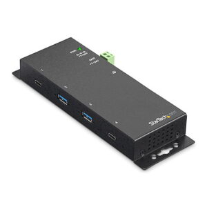 Startech.Com HB31C2A2CME 4 Port Industrial USB C Hub 10Gbps 2C/2A