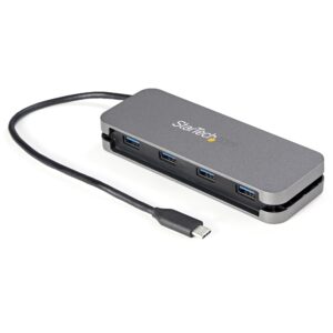 Startech.Com HB30CM4AB 4 Port USB C Hub 5Gbps - 4A - 11in Cable