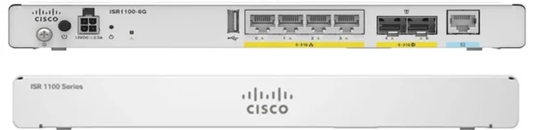 Cisco ISR1100-6G ISR1100 Router  4 GE LAN/WAN Ports and 2