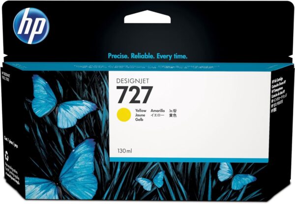 Hp B3P21A HP 727 130-ML YELLOW INK CARTRIDGE