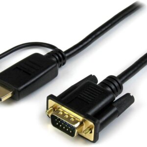 Startech.Com HD2VGAMM6 6FT HDMI TO VGA ACTIVE CONVERTER CABLE