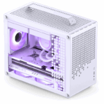 Jonsbo Z20 Portable Computer Case MATX Mini-ITX Chassis Support SFX/ATX PSU, WHITE