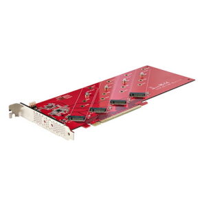 Startech.Com QUAD-M2-PCIE-CARD-B Quad M.2 PCIe Adapter for NVMe/AHCI SSD