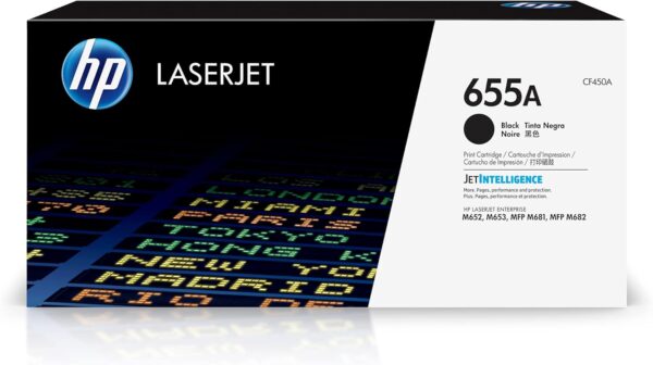 Hp CF450A 655A Black LaserJet Toner Cartridge
