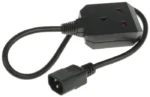 Apc AP9881 Power Cord. C14 to BS1363 (UK). 0.6m