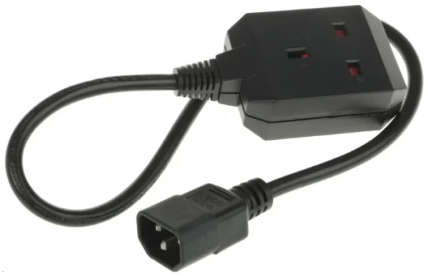Apc AP9881 Power Cord. C14 to BS1363 (UK). 0.6m