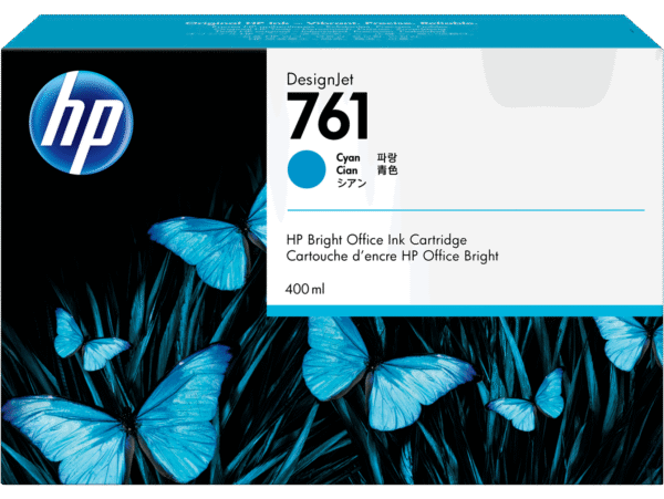 Hp CM994A HP 761 400ml Cyan Ink Cartridge