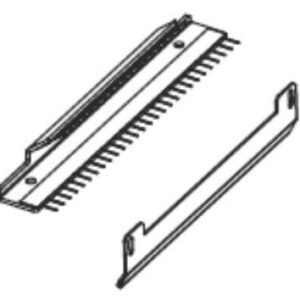 Zebra P1046696-043 RibbStripPlateStaticBrush ZE500-4 RH LH