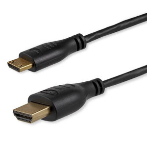 Startech.Com HDMIACMM3S 3 ft Slim HDMI Cable HDMI to HDMI Mini