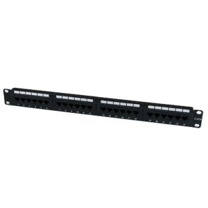 Startech.Com C6PANEL24 24 Port 1U Rackmount Cat6 Patch Panel