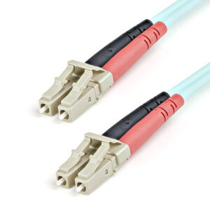 Startech.Com A50FBLCLC1 1M 10 GB AQUA MM FIBER PATCH CABLE LC/LC
