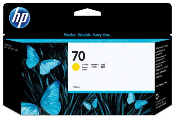 Hp C9454A HP 70 130ml Yellow Ink Cartridge