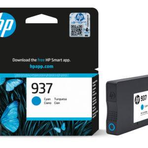 Hp 4S6W2NA HP 937 CYAN ORIGINAL INK CARTRIDGE