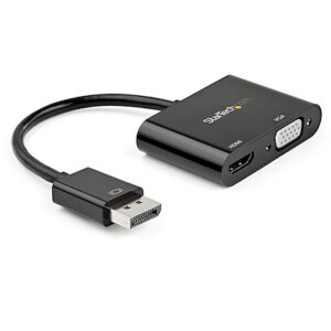 Startech.Com DP2VGAHD20 Adapter - DisplayPort to HDMI VGA - 4K60