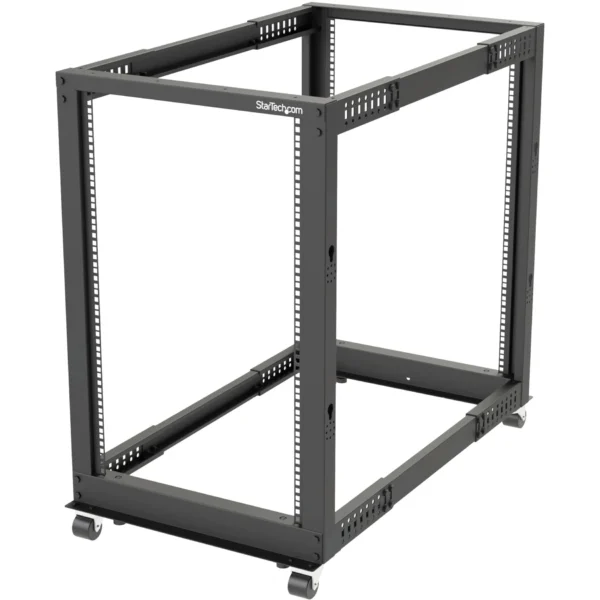 Startech.Com 4POSTRACK18U Rack - 18U Open Frame - 22-40 in. Depth