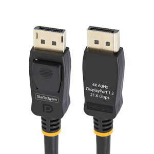 Startech.Com DISPL1M 1M DISPLAYPORT CABLE WITH LATCHES M/M