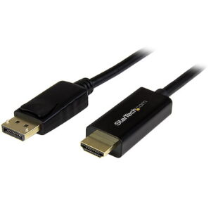 Startech.Com DP2HDMM2MB 6 FT DISPLAYPORT TO HDMI CONVERTER CABLE
