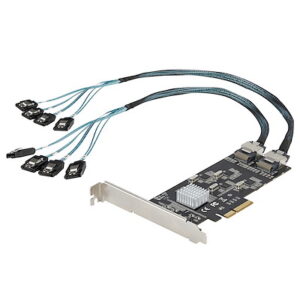 Startech.Com 8P6G-PCIE-SATA-CARD 8 Port 6Gbps SATA PCIe Card Controller