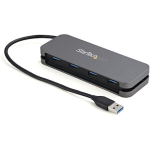 Startech.Com HB30AM4AB 4 Port USB 3.0 Hub 5Gbps 4A - 11in Cable