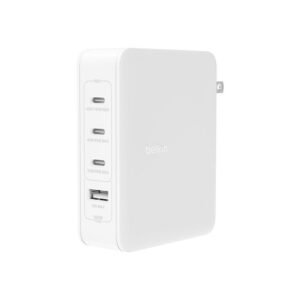 Belkin WCH014btWH BoostCharge Pro 140W 4-Port GaN Wall Charger
