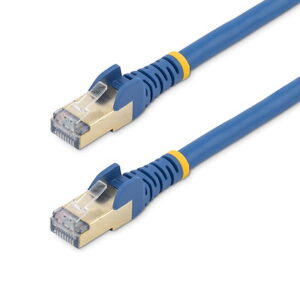 Startech.Com 6ASPAT1MBL 1m Blue Cat6a Ethernet Cable - STP