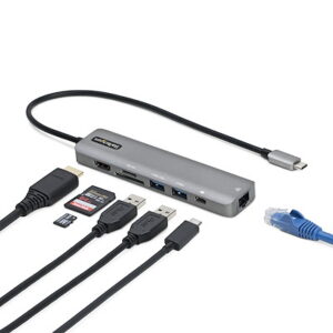 Startech.Com DKT30CHSDPD1 USB C Multiport Adapter 4K 60Hz HDMI/GbE