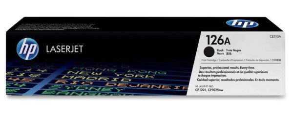 Hp CE310A 126A BLACK LJ TONER CART CE310A