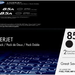 Hp CE285AD 85A BLACK TONER CART TWIN PACK