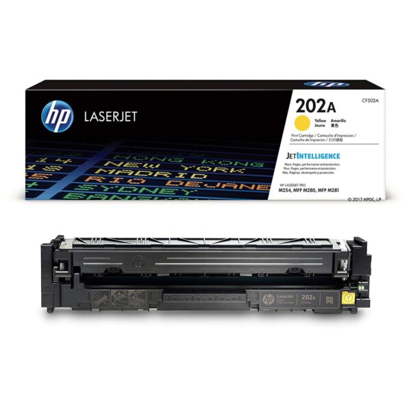 Hp CF502A HP 202A Yellow LaserJet Toner Cartridge