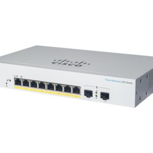 Cisco CBS220-8T-E-2G-UK CBS220 Smart 8-port GE  Ext PS  2x1G SFP