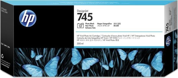 Hp F9K04A INK CARTRIDGE NO 745 PHOTOBLACK 300ML