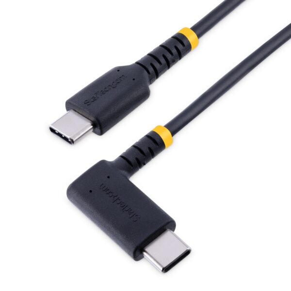 Startech.Com R2CCR-2M-USB-CABLE 6ft USB C Charging Cable Angled 60W PD