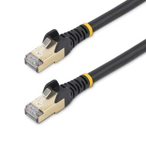 Startech.Com C6ASPAT1BK 1 FT SHIELDED CAT6A PATCH CABLE - BLACK