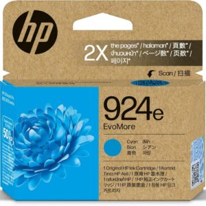 Hp 4K0U7NA HP 924E EVOMORE CYAN ORIGINAL INK CRTG