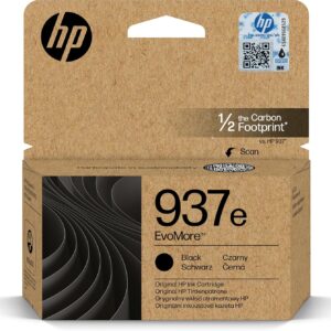 Hp 4S6W9NA HP 937E EVOMORE BLACK ORIGINAL INK CRTG