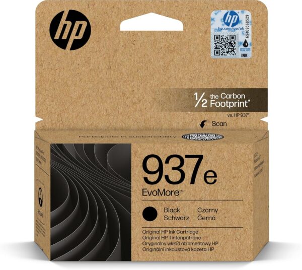 Hp 4S6W9NA HP 937E EVOMORE BLACK ORIGINAL INK CRTG
