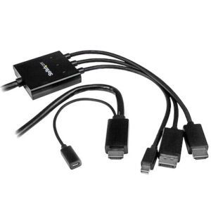 Startech.Com DPMDPHD2HD 6 FT DP MINI DP OR HDMI TO HDMI ADAPTER