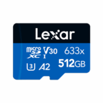 512GB - Lexar® High-Performance 633x microSDHC™/microSDXC™ UHS-I Card BLUE Series