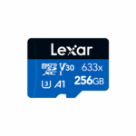 256GB - Lexar® High-Performance 633x microSDHC™/microSDXC™ UHS-I Card BLUE Series